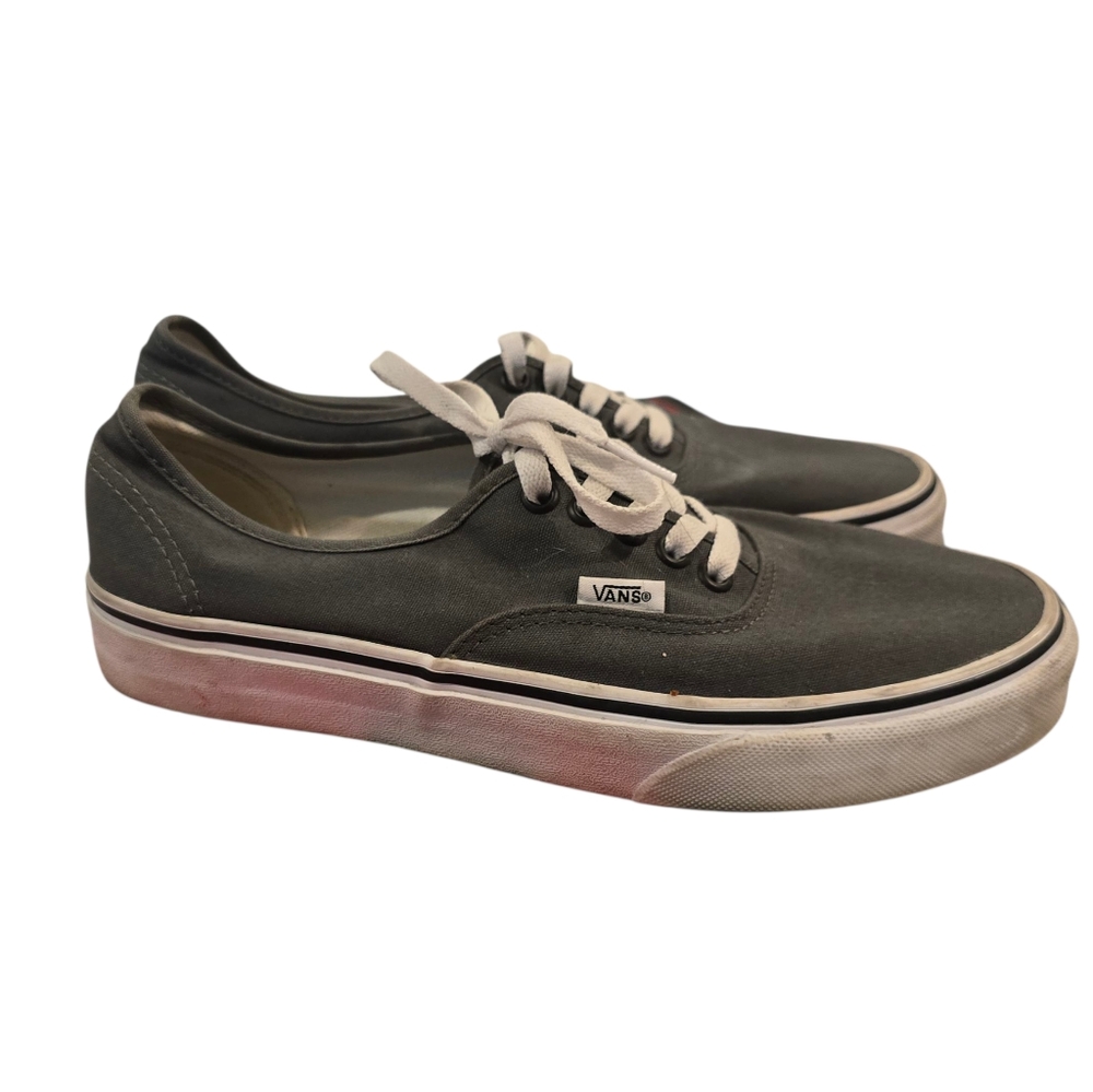 Gray with white soles Classic Vans Shoes Sneakers Skate Gym Lift